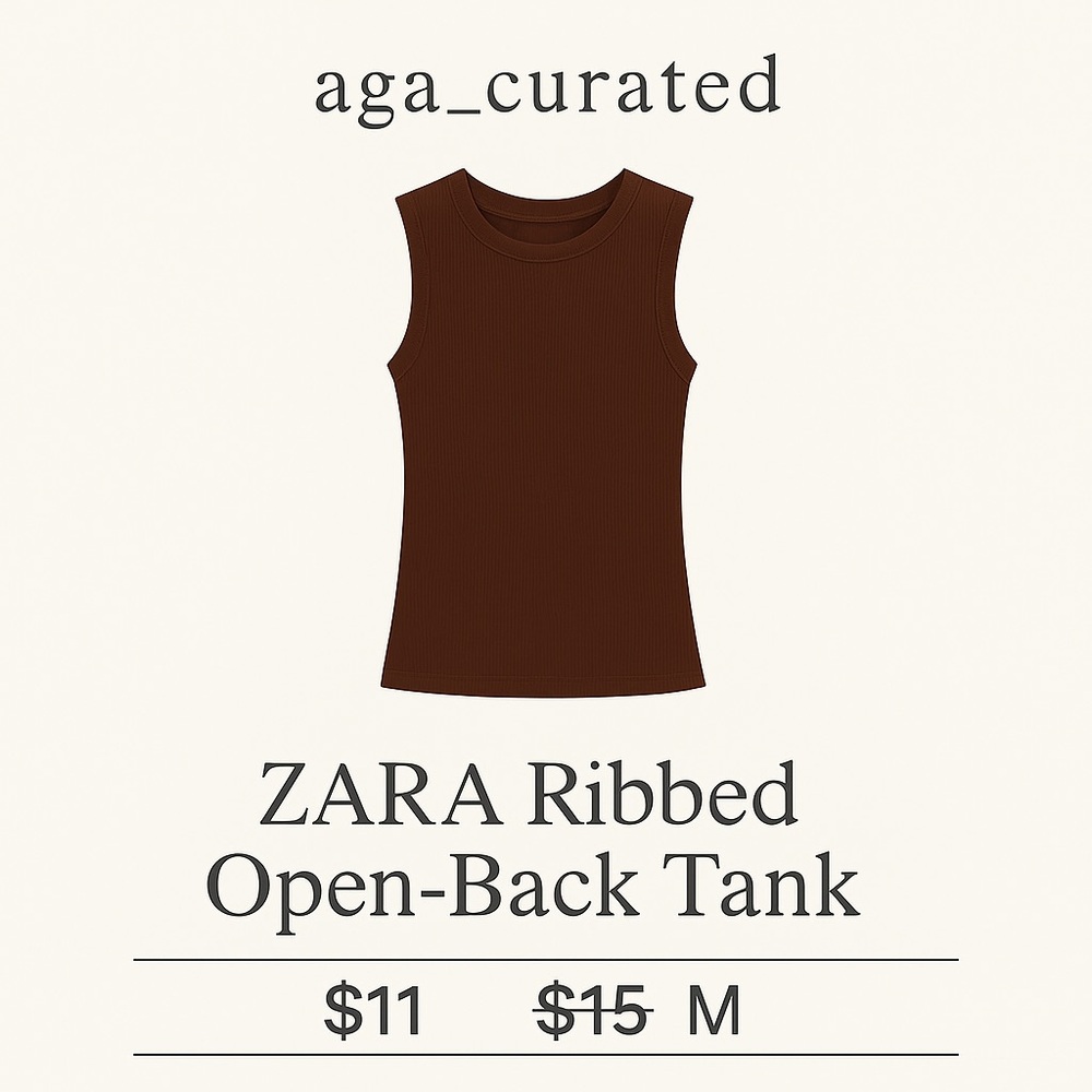 Ribbed Top with Back Opening.